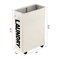 10 Gallon Slim Rolling Laundry Basket With Handle For Bathroom Dorm